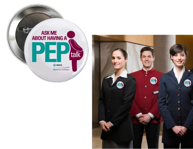 Buttons for Hotel Staff